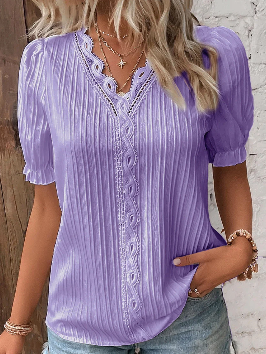 Bella Shirt - Elegant Ladies Shirt with Lace