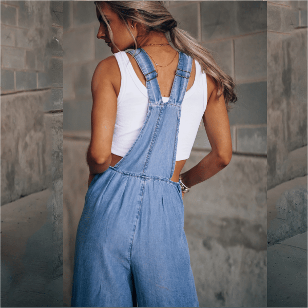 Women's Denim Jumpsuit