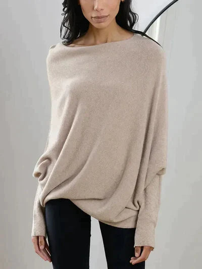 Fashionable Off-the-Shoulder Sweater