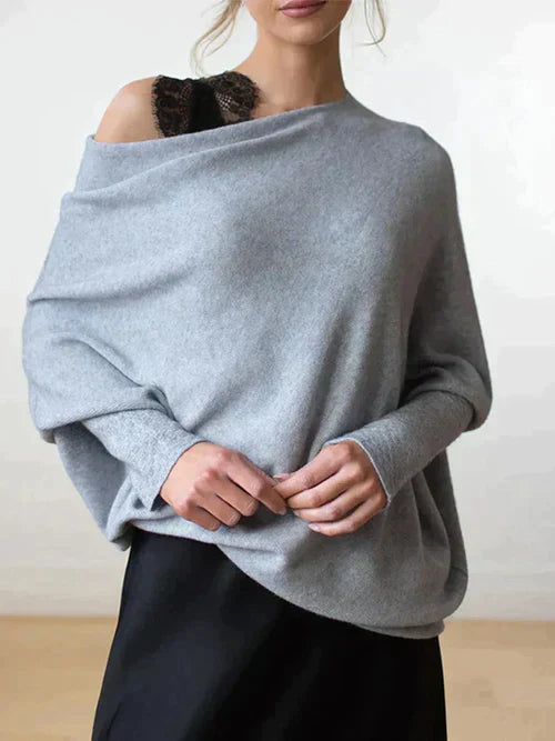 Fashionable Off-the-Shoulder Sweater