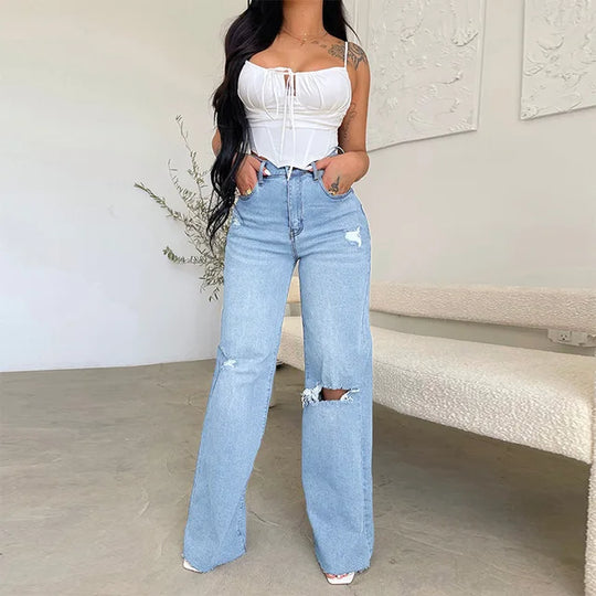 Lissa - Denim High Waist Jeans