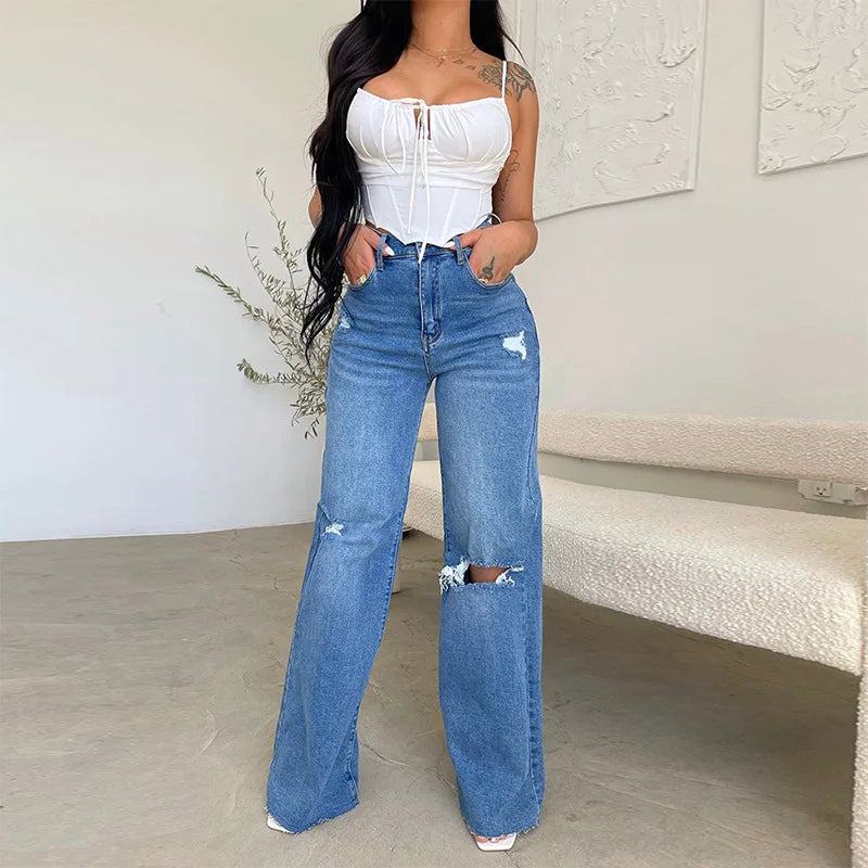 Lissa - Denim High Waist Jeans