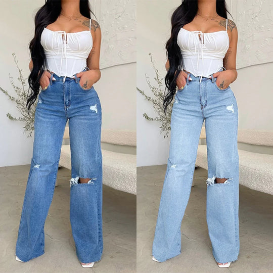 Lissa - Denim High Waist Jeans