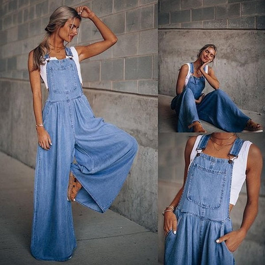 Women's Denim Jumpsuit