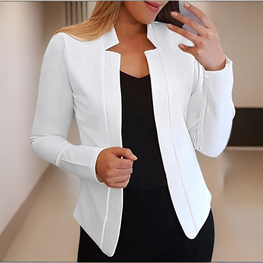 Tailored Women's Blazer in Solid Color