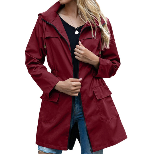 Helen -  Lightweight Windproof and Waterproof Long Jacket