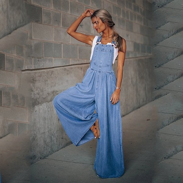 Women's Denim Jumpsuit