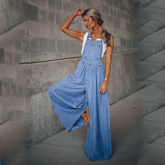 Women's Denim Jumpsuit