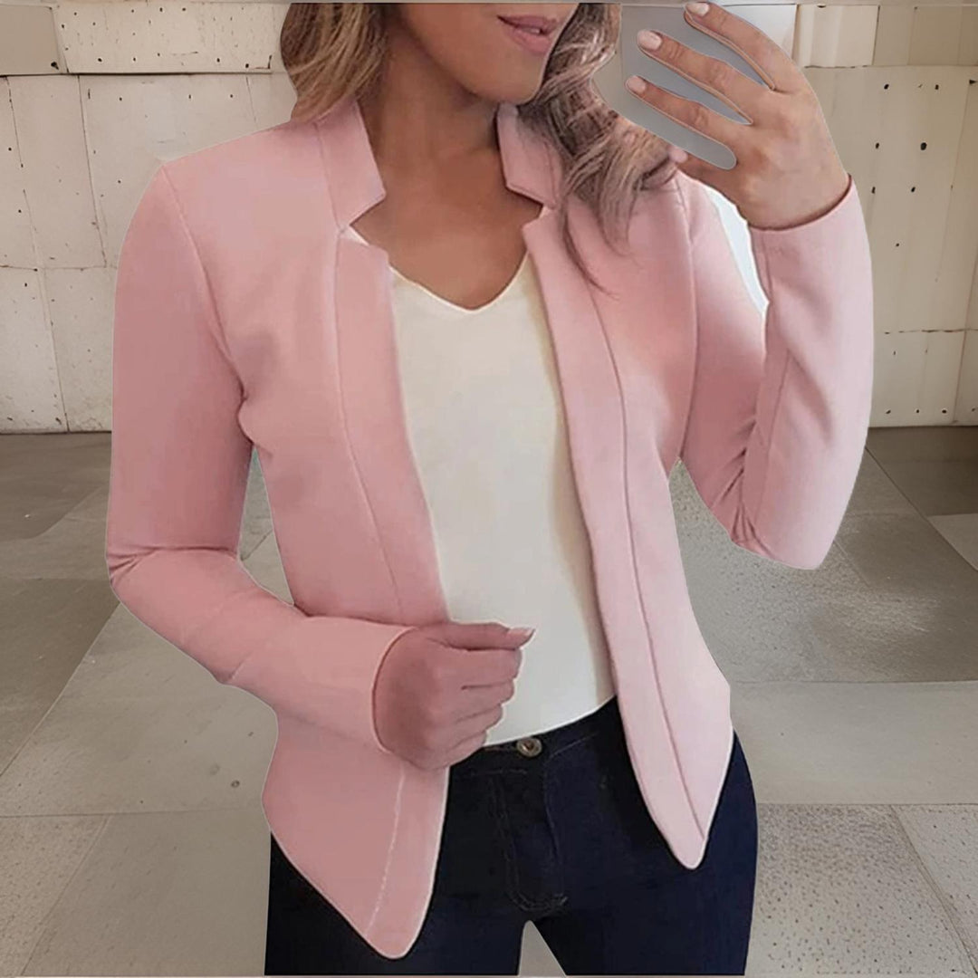 Tailored Women's Blazer in Solid Color