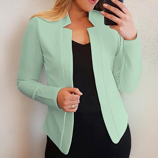 Tailored Women's Blazer in Solid Color