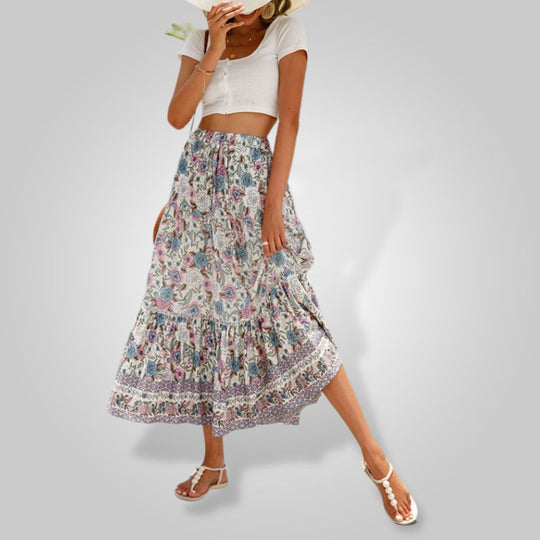 Kaylee | Women's Summer Boho Skirt | Long