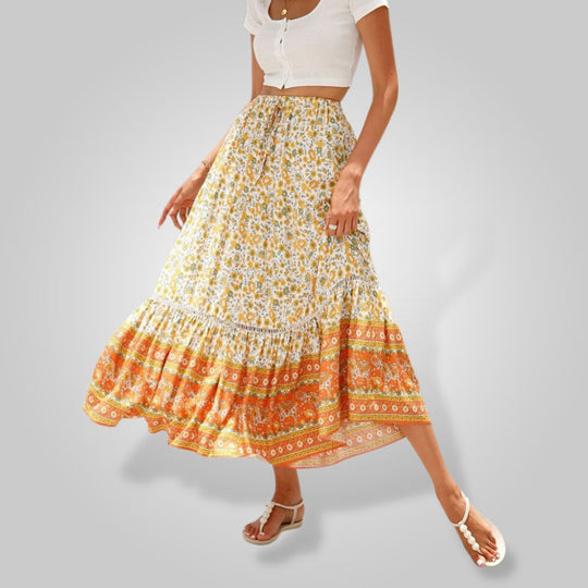 Kaylee | Women's Summer Boho Skirt | Long