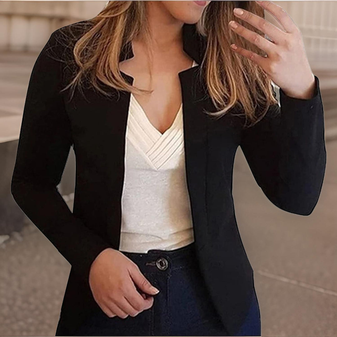 Tailored Women's Blazer in Solid Color