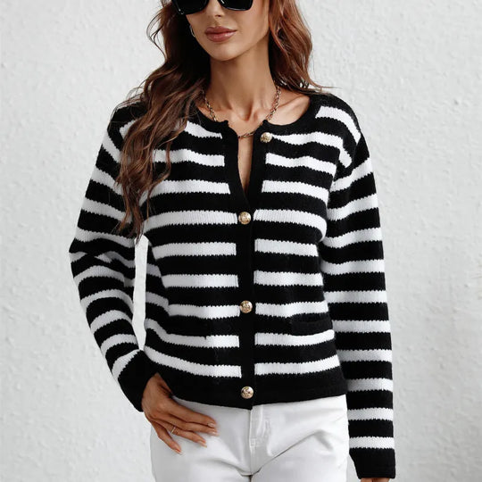 Classic Striped Sweater for Women