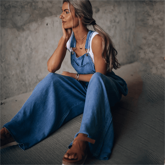 Women's Denim Jumpsuit