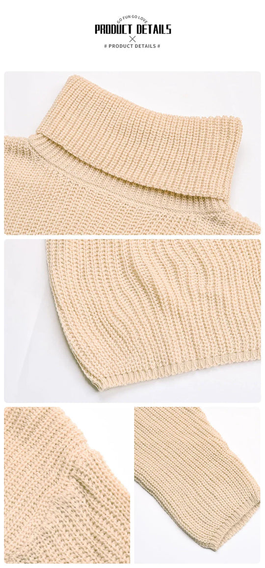 Plain Long-Sleeve Jumper with Side Slits | Simple and Stylish Knitwear