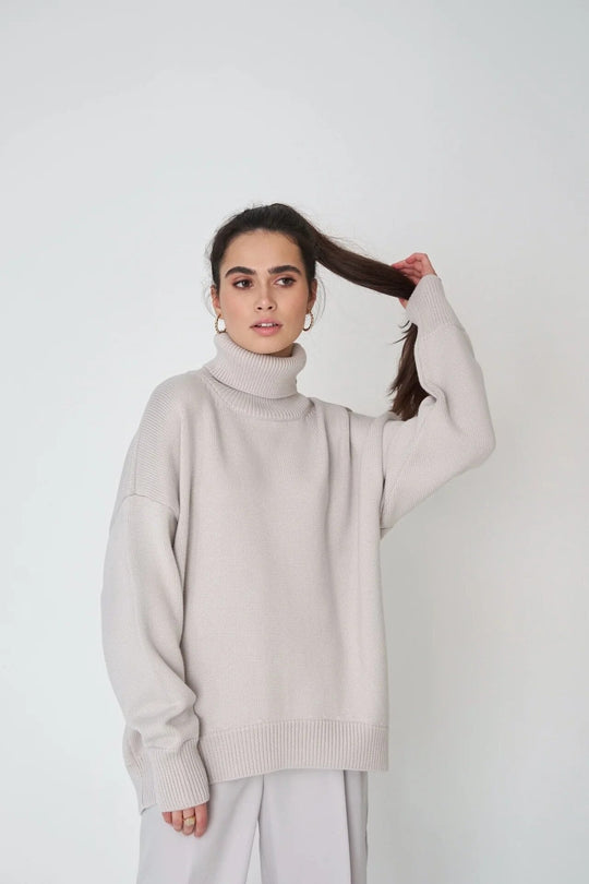 Isabella - Stylish and Warm Turtleneck Sweater for Women