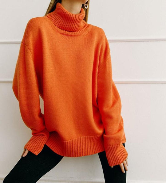 Isabella - Stylish and Warm Turtleneck Sweater for Women