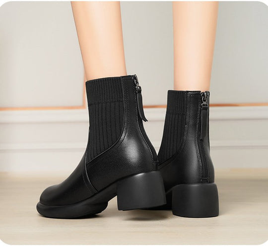 Maly - Stretch Thin Sock Boots for Women