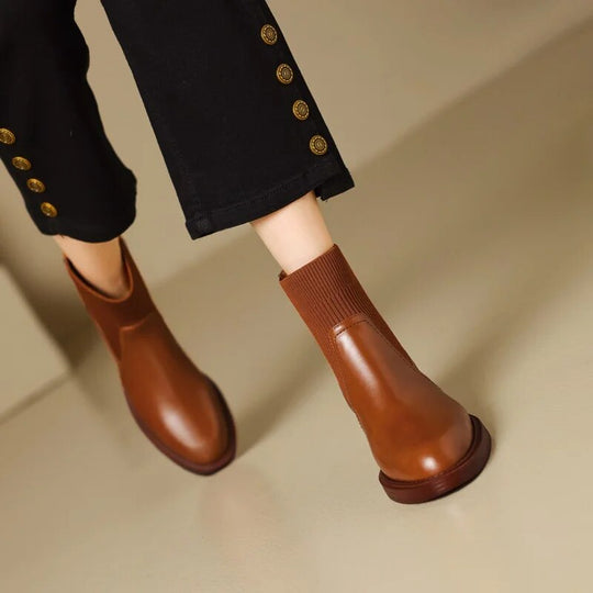 Maly - Stretch Thin Sock Boots for Women