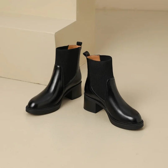 Maly - Stretch Thin Sock Boots for Women