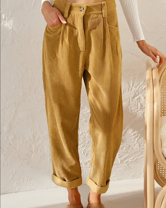 Monika - Fashionable corduroy trousers