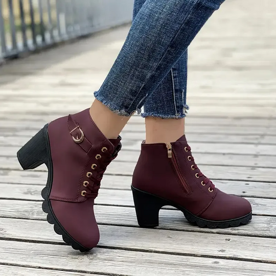 Bea - Heeled Ankle Boots for Women Stylish and Versatile Footwear