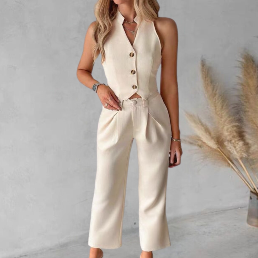 Clarisse | Elegant Blazer and Trousers Set