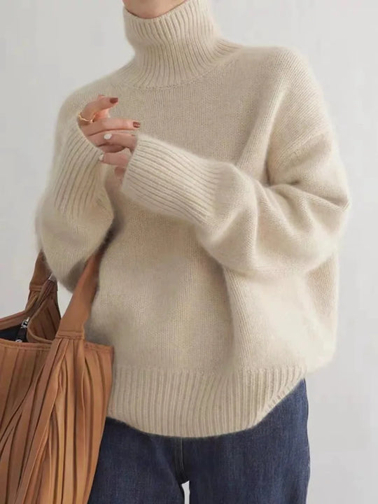 Elegant Women's Turtleneck Sweater