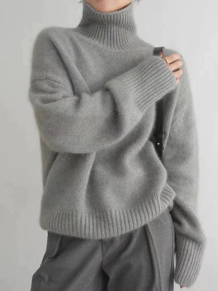 Elegant Women's Turtleneck Sweater