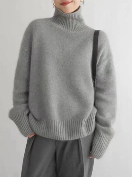 Elegant Women's Turtleneck Sweater