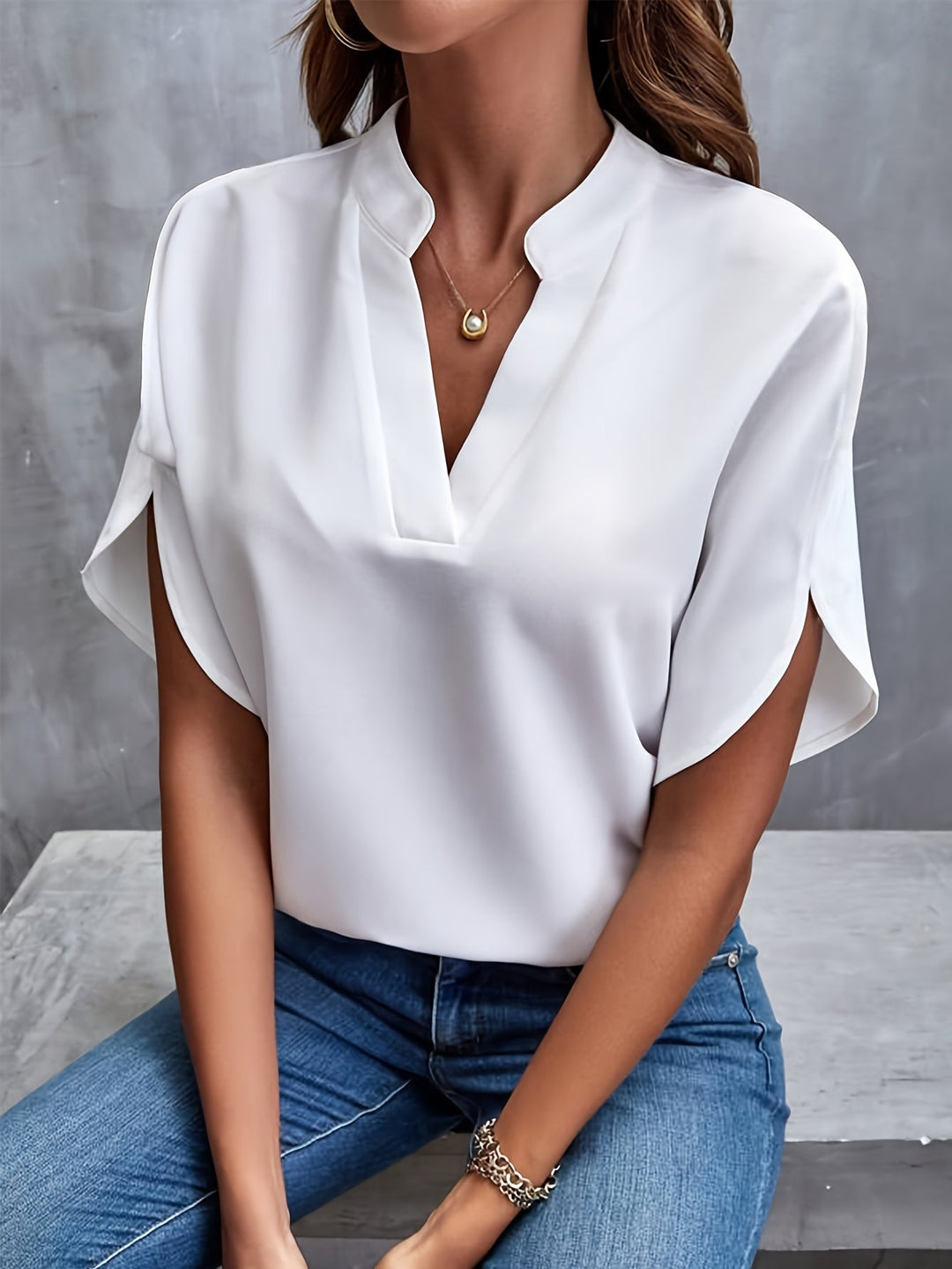 Diabella - Elegant Light Blouse For Women