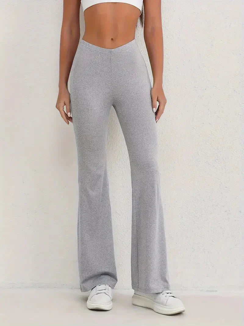 Lola Trousers - High Waist Flare Trousers