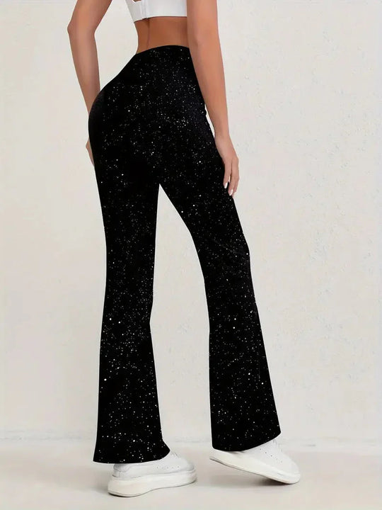 Lola Trousers - High Waist Flare Trousers