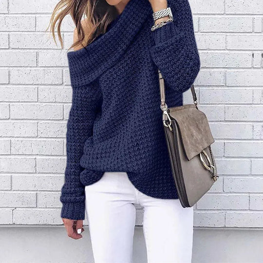 Lois - Stylish Off-Shoulder Sweater