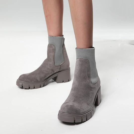 Chloe - Stylish Suede Winter Boots