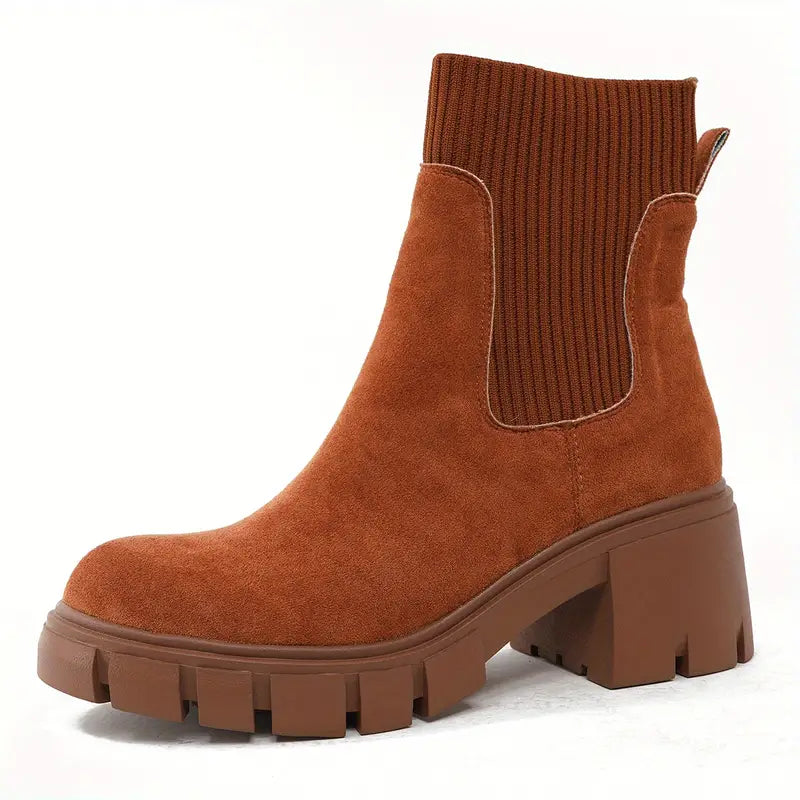 Chloe - Stylish Suede Winter Boots