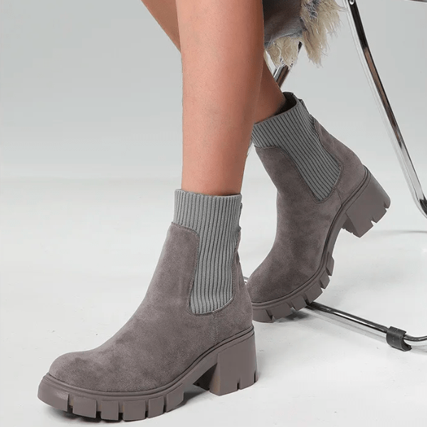 Chloe - Stylish Suede Winter Boots