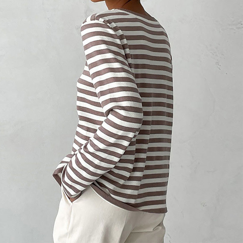 Sela - Elegant Striped T-shirt