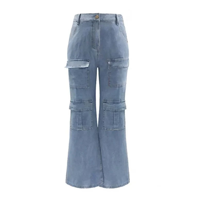 Tina - Baggy Cargo Jeans For Women