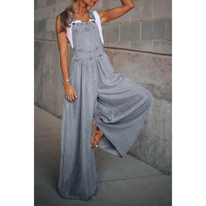 Women's Denim Jumpsuit