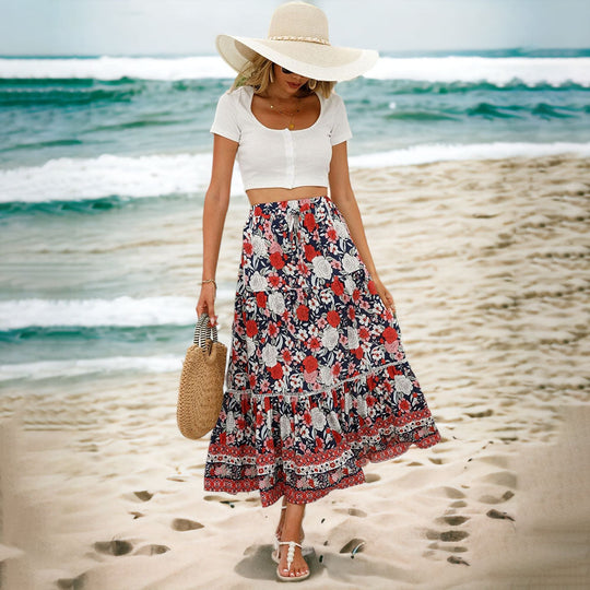 Kaylee | Women's Summer Boho Skirt | Long