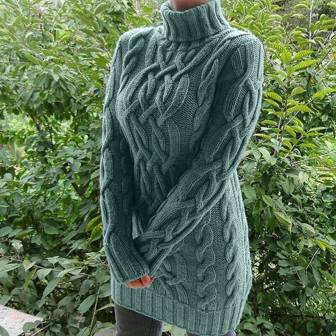 Lotus - Turtleneck Sweater for Women