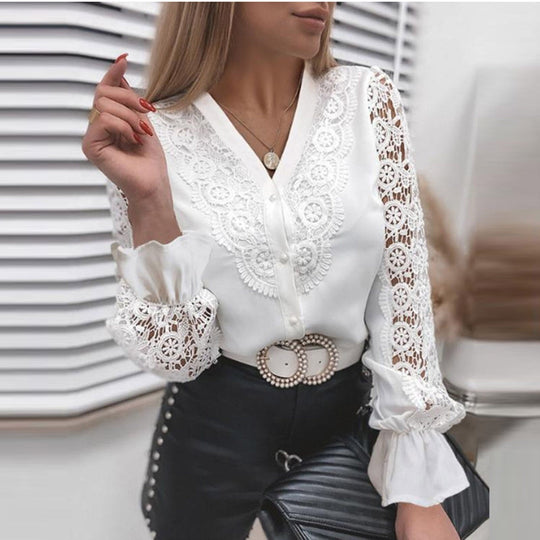 Amara | Stylish Lace Blouse | Elegant