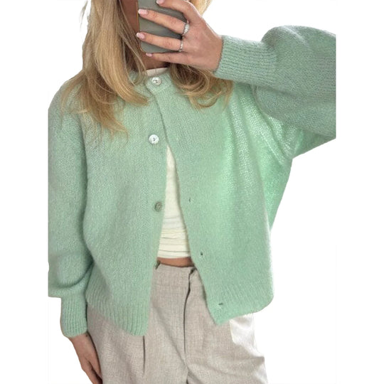 Lela - Long Sleeve Knitted Cardigan