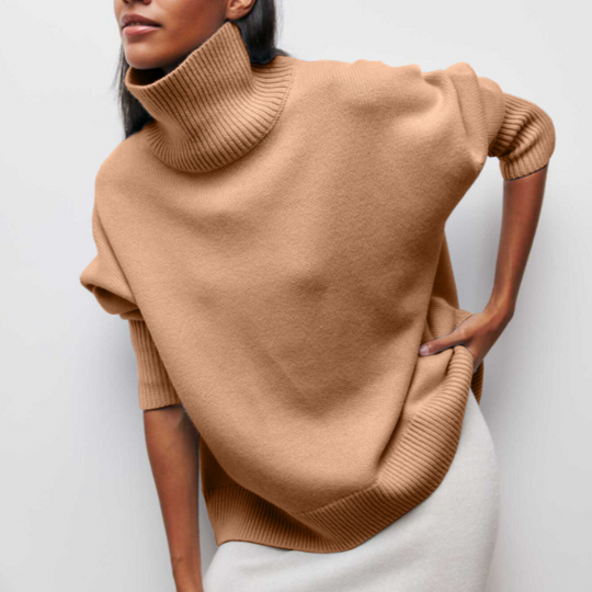 Mare Sweater - Warm long-sleeved turtleneck jumper