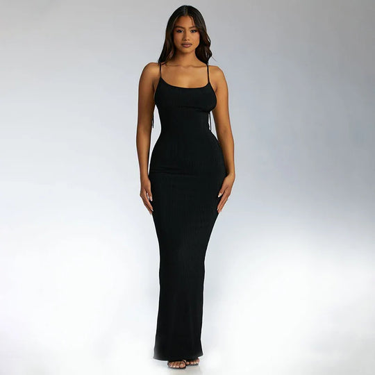 W.O.W. Backless Maxi Dress