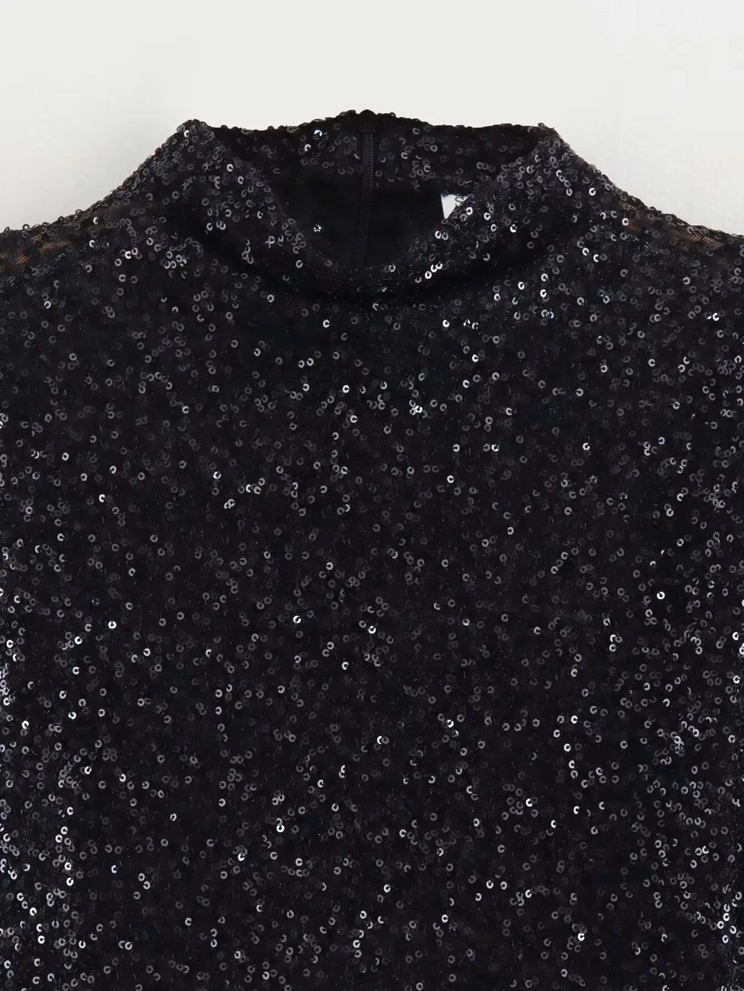 Marivelle | Sequin Mini Dress with Padded Shoulders