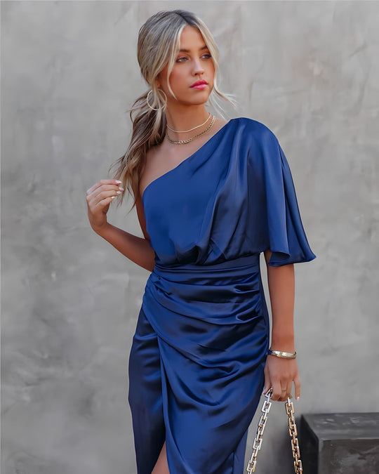 Lorena - Elegant Silk Party Dress