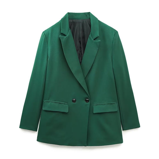 Double-row Blazer Jacket for Women